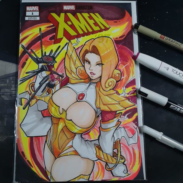 Image for X-Men Phoenix Force Emma Frost Sketch Cover