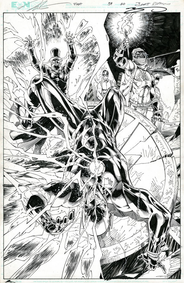 Image for Flash vol. 4 #39 page 20 by Brett Booth and Norm Rapmund