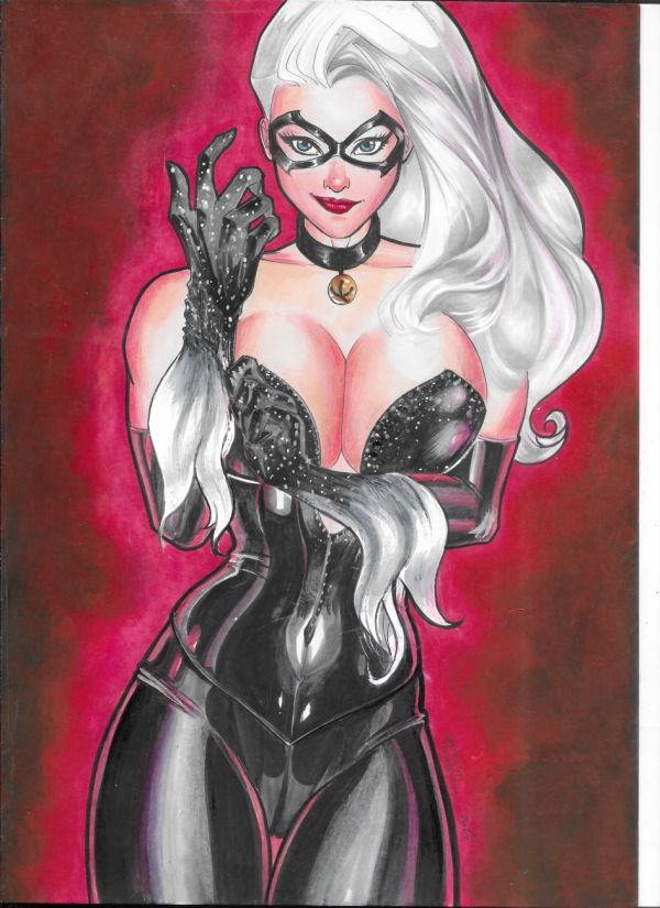 Image for Black Cat Pin Up