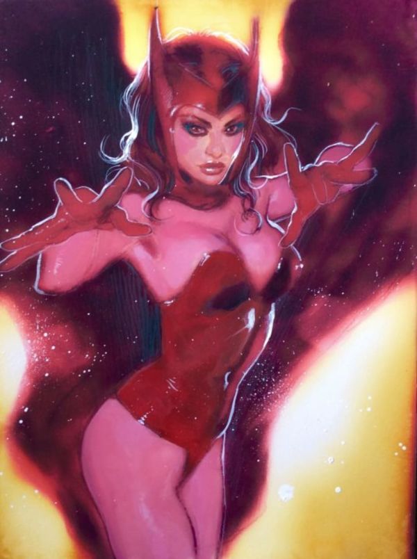 Image for Scarlet Witch Illustration by Mark Beachum