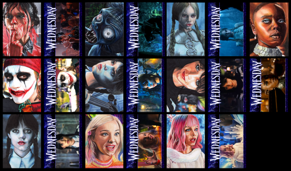 Image for Wednesday Season one Card Set