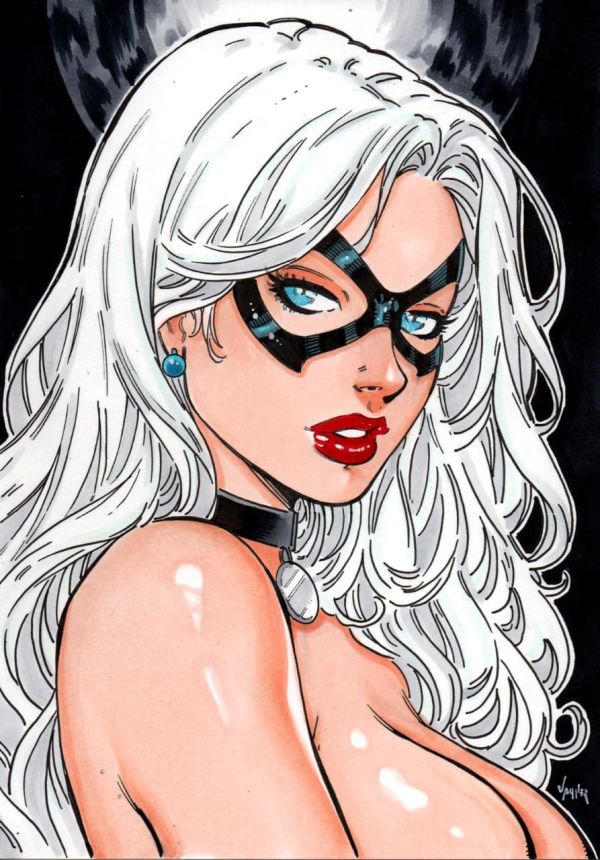 Image for Black Cat A5 Art by Vagner Fernandes