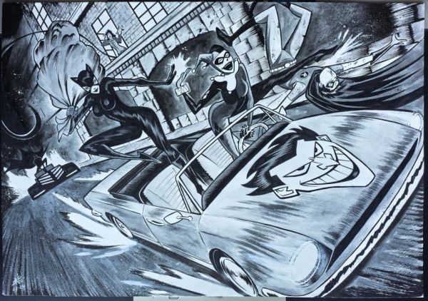 Image for Catwoman & Harley Quinn by Edison Neo