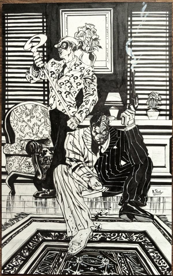 Image for Riddler & Two-Face by Raphael Pool
