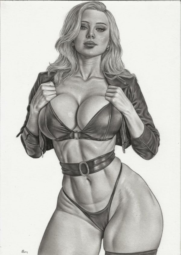 Image for Black Canary Pencil Illustration