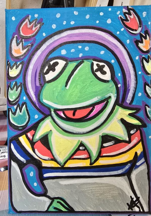 Image for Kermit as Wesley from Star Trek TNG 