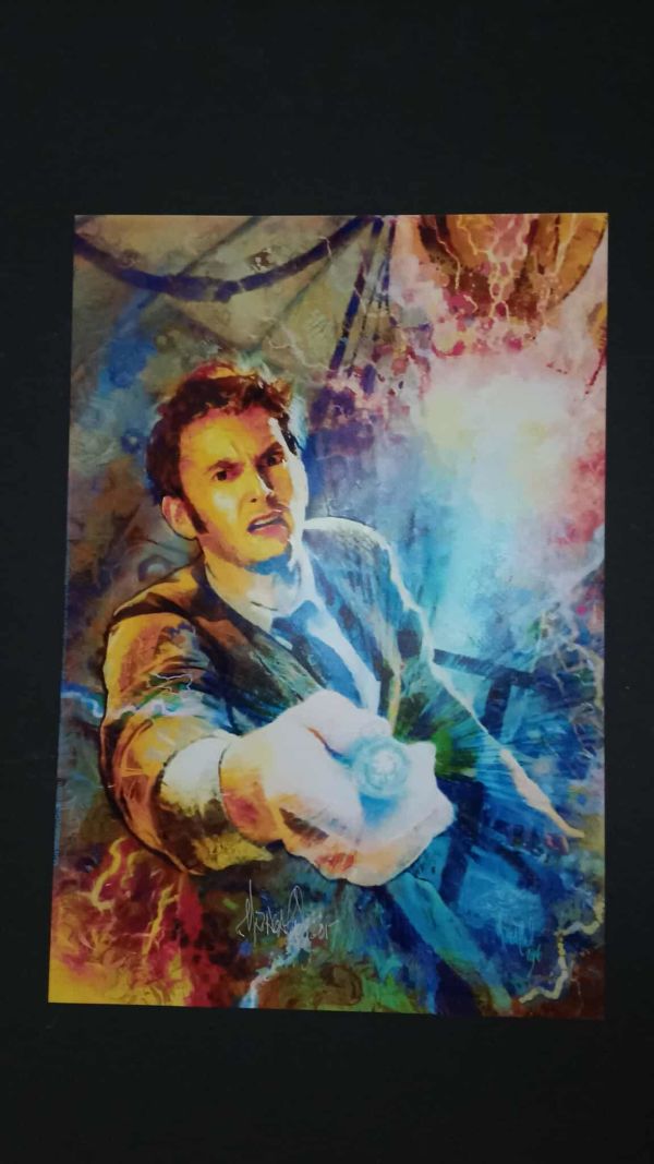 Image for 10th DR. WHO DAVID TENNANT PRINT SIGNED MARK WHEATLEY