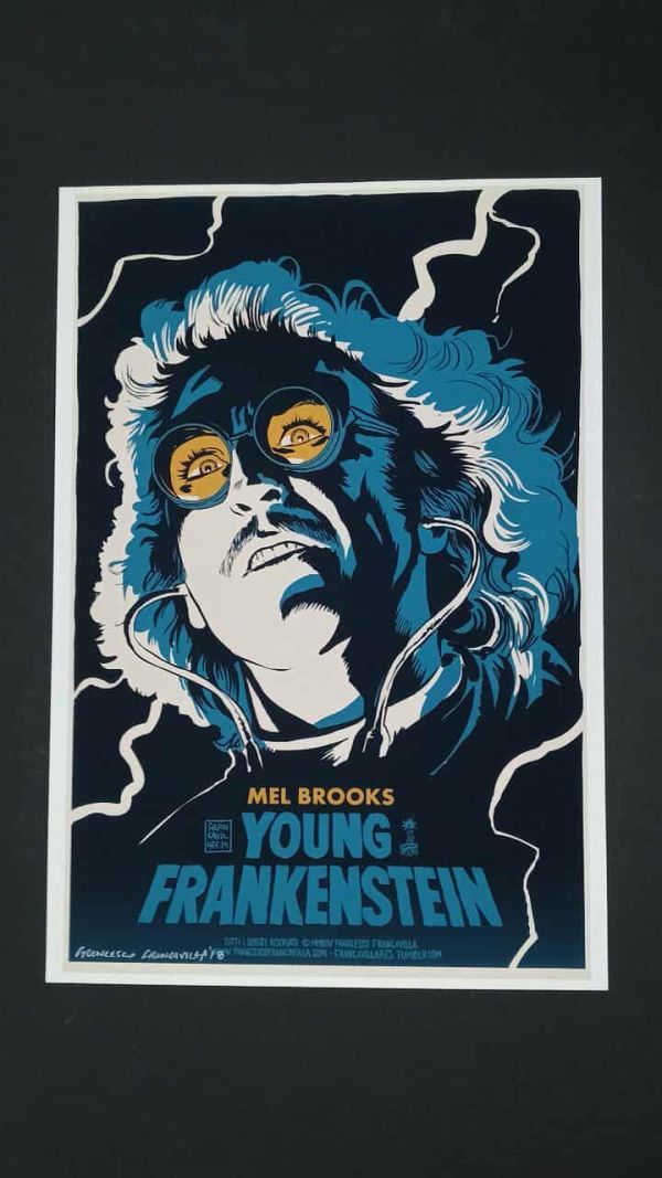 Image for YOUNG FRANKENSTEIN PRINT SIGNED FRANCHESCO FRANCAVILLA