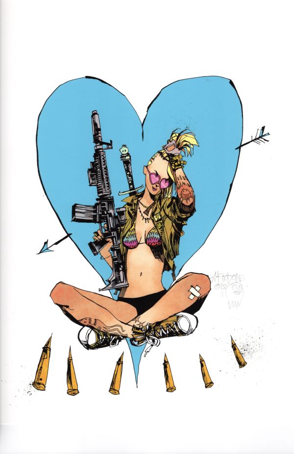 Image for TANK GIRL PRINT SIGNED JIM MAHFOOD