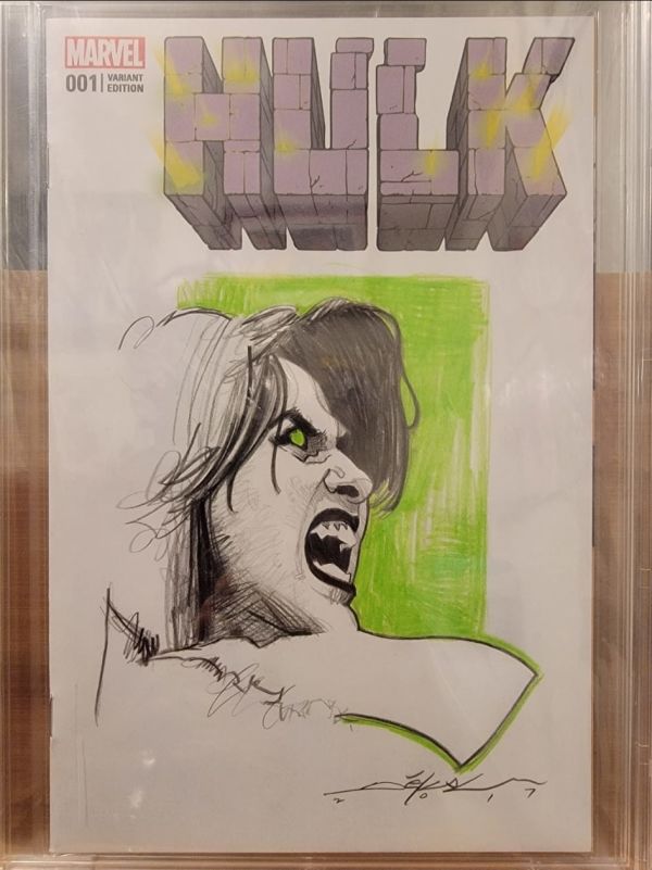 Image for Hulk #1 Variant Jeff Dekal Sketch Cover