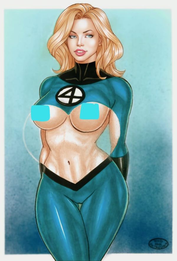 Image for Invisible Woman 9"12 by Rudimar Patrocínio 