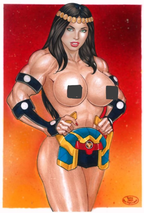 Image for Big Barda 9"12 by Rudimar Patrocínio nsfw