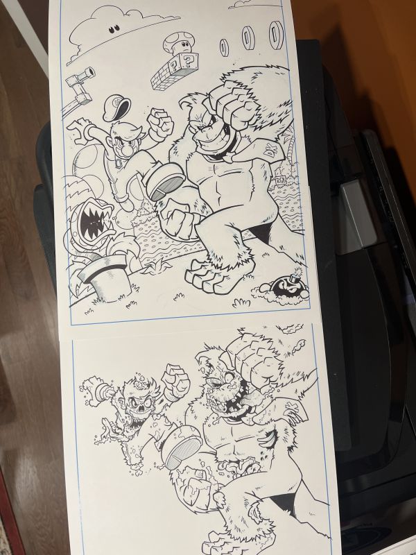Image for Super Mario/Donkey Kong SDCC cover