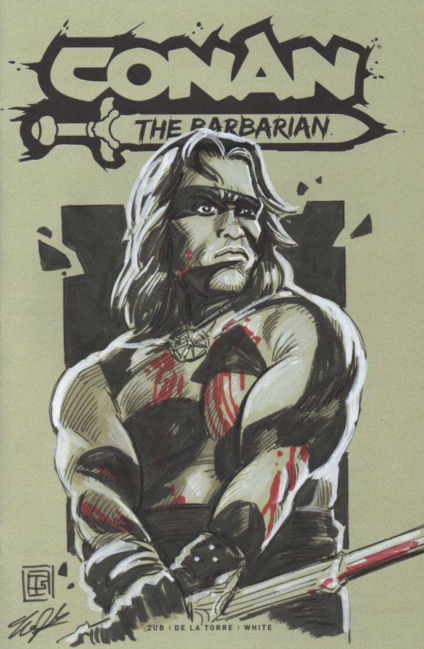 Image for Conan The Barbarian sketch cover by Tim Shinn