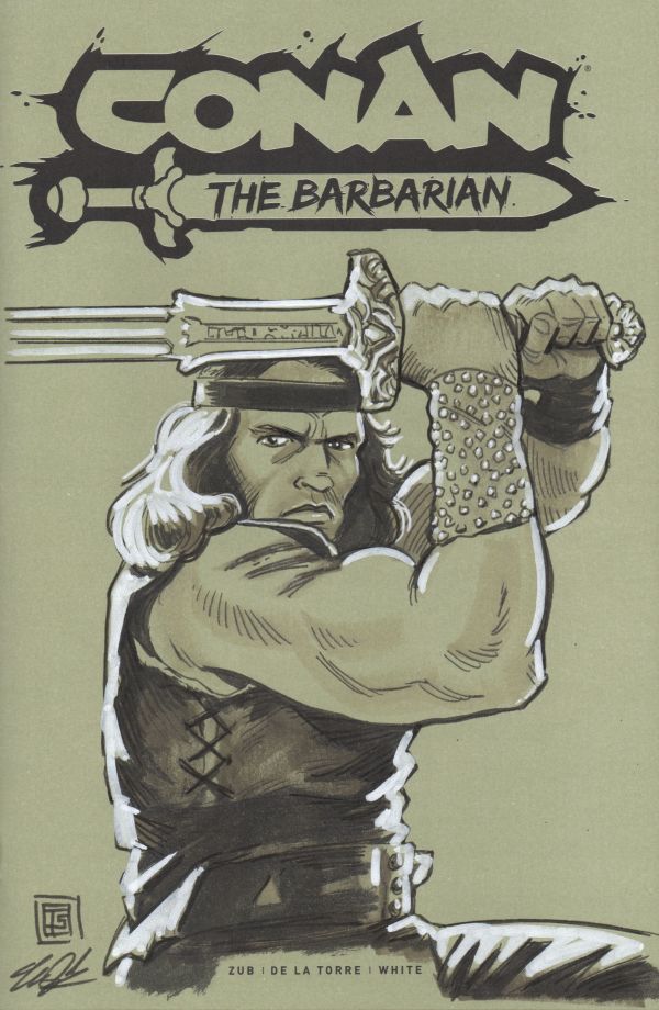 Image for Conan The Barbarian sketch cover by Tim Shinn