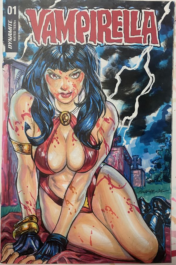 Image for Vampirella Sketch Cover by Kevin Sharpe