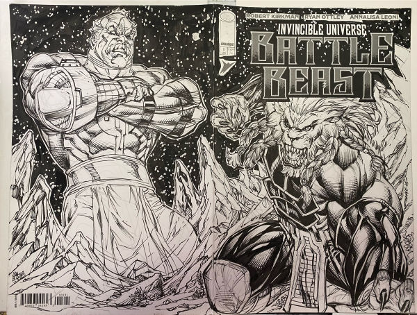 Image for Battlebeast and Conquest Sketch Cover by Kevin Sharpe