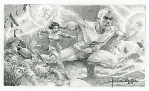 Image for Element Lad and Shrinking Violet by Rags Morales