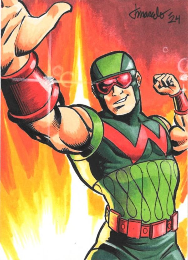 Image for Wonder Man sketch card by Tyler Marcelo