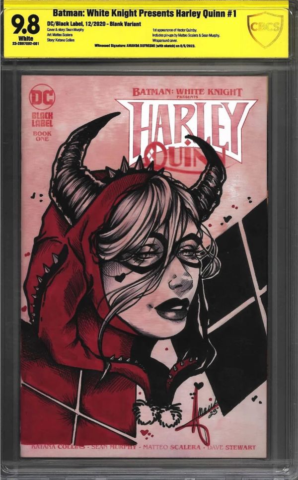 Image for Harley Quinn sketch cover by Amanda Dufresne