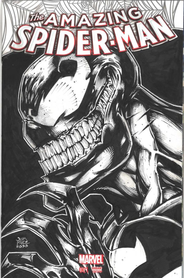 Image for Venom sketch cover by Jim Kyle