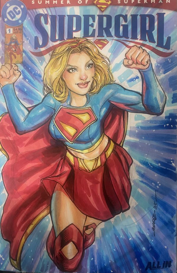 Image for Supergirl Sketch Cover by Kevin Sharpe