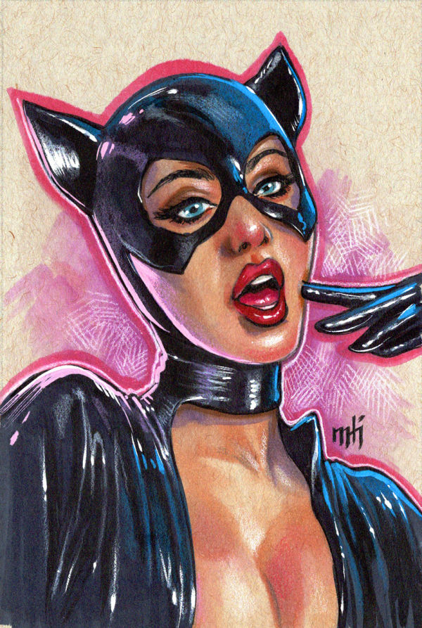 Image for Original Catwoman sketch by Mike Krome