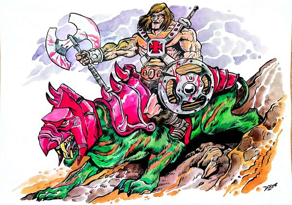 Image for He-man and Battlecat by Dogo Alvarez