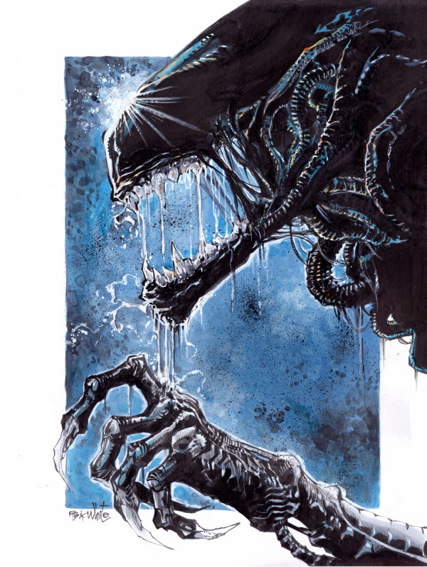 Image for Xenomorph 9x12 Illustration