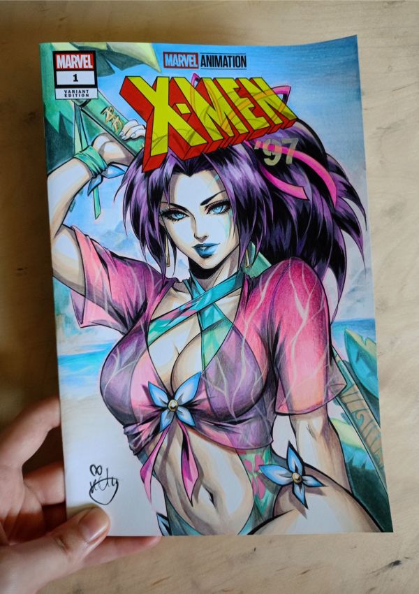 Image for Psylocke-Breezy Butterfly sketch cover by Lictoria 