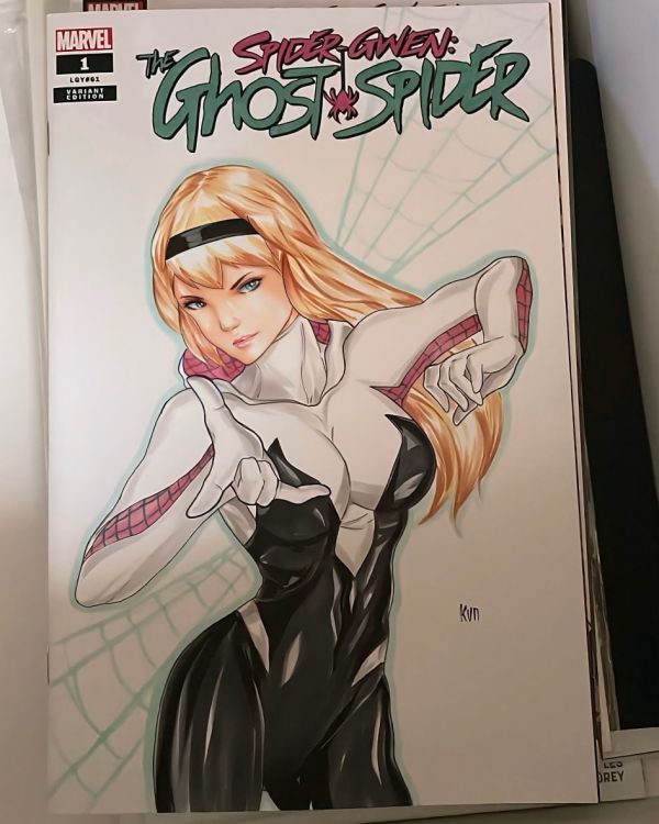 Image for Spider-Gwen: Ghost Spider Blank Sketch Cover 