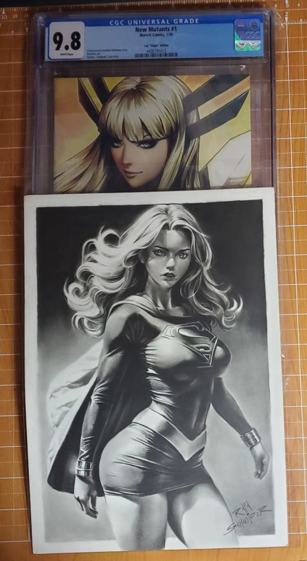 Image for Supergirl by Rafa Schneider & New Mutants#1 CGC 9.8 by Artgerm (Bundle)