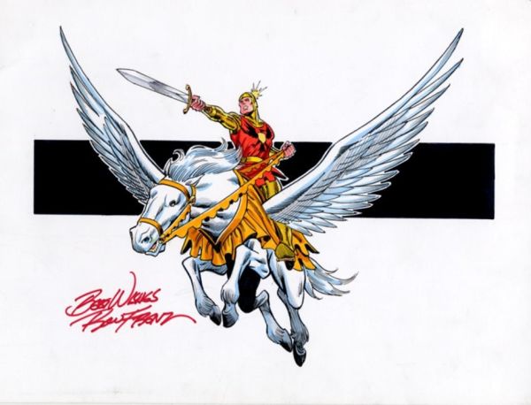 Image for The Shining Knight and Winged Victory by Ron Frenz