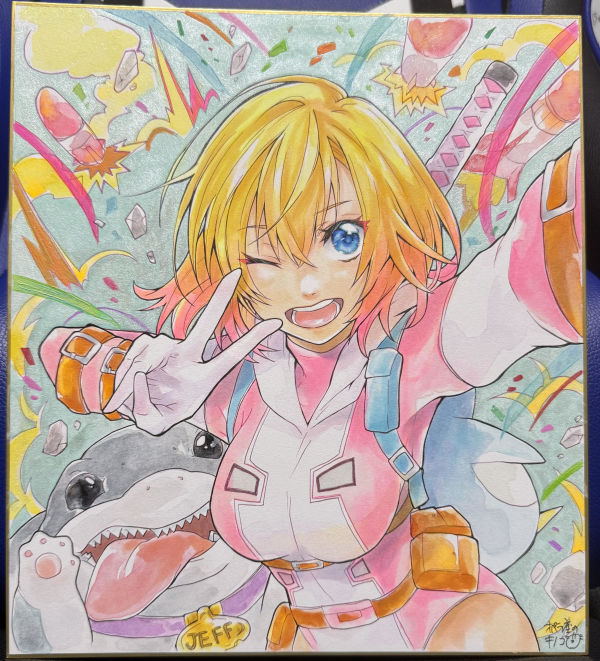 Image for Gwenpool and Jeff by Kinoko of the Opera