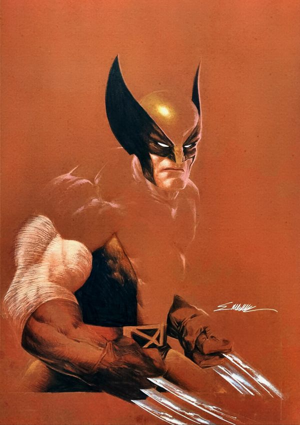 Image for Wolverine OA space  Brown paper  11x17 by Manu Silva 