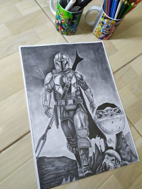 Image for The Mandalorian and Grogu Illustration