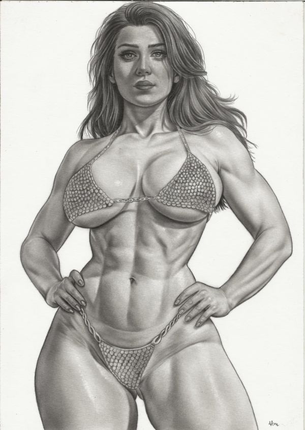 Image for Red Sonja Pencil Illustration 9x12