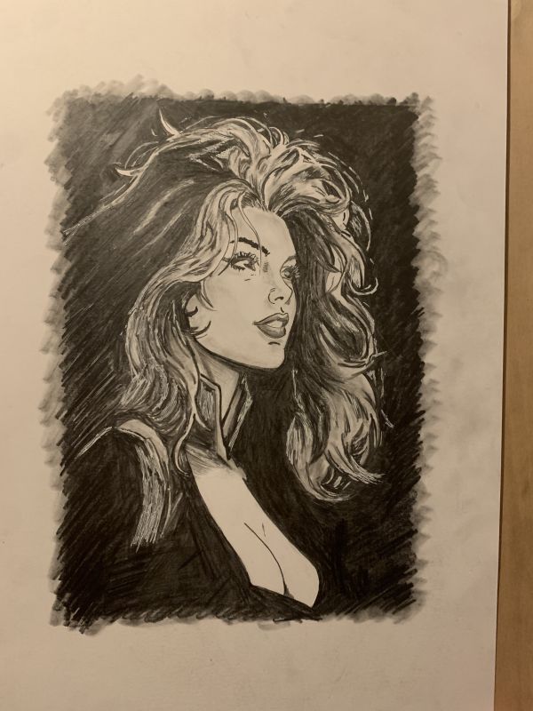 Image for Rogue 11x17 Original Pencils