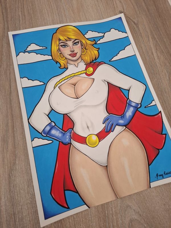Image for Power Girl Pin Up 