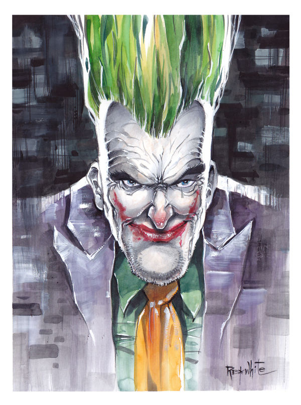 Image for Joker 9x12 Painting