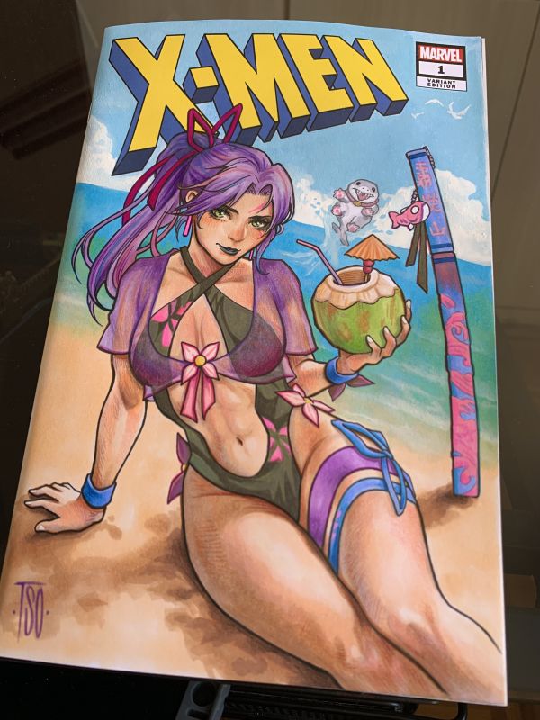 Image for Psylocke Swimsuit Blank Cover
