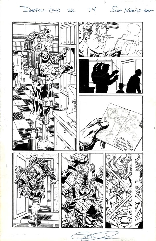 Image for Deadpool vol 4 #26 page 14 by Scott Koblish