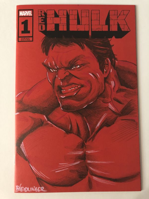 Image for Red Hulk Sketch Cover