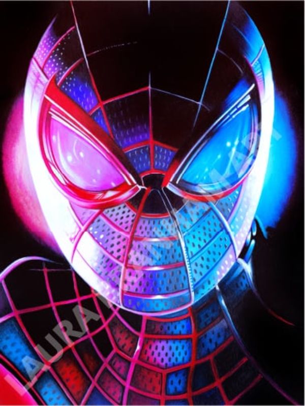 Image for Spider-Man Original – Neon Noir Portrait - by Laura Branham