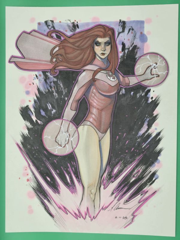 Image for Mario Chavez sketch 9"x12 Atom Eve