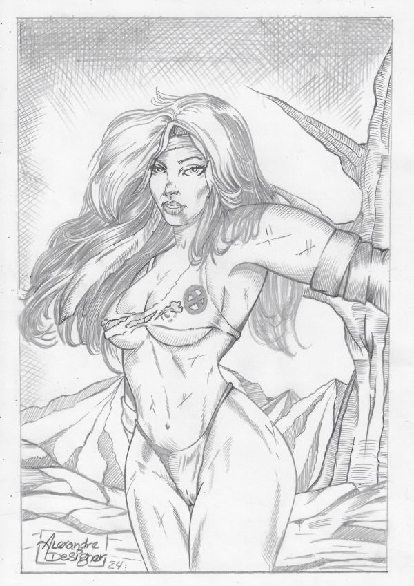 Image for Savage Rogue (09"x12") original comic art by Alexandre (2025) *TramaStudio