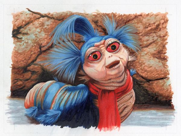 Image for Labyrinth Ellow Worm Illustration