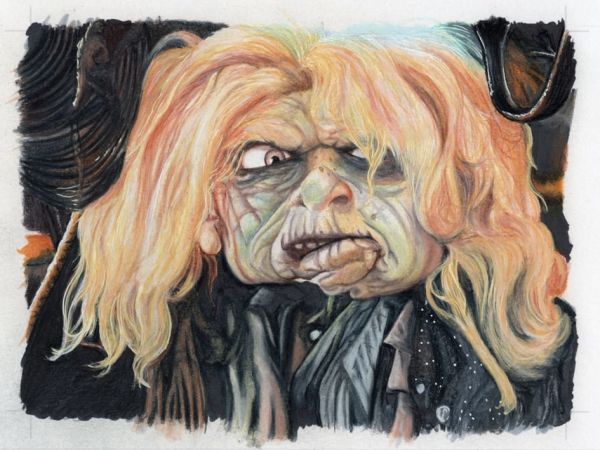 Image for Trash Lady from Labyrinth Color Illustration