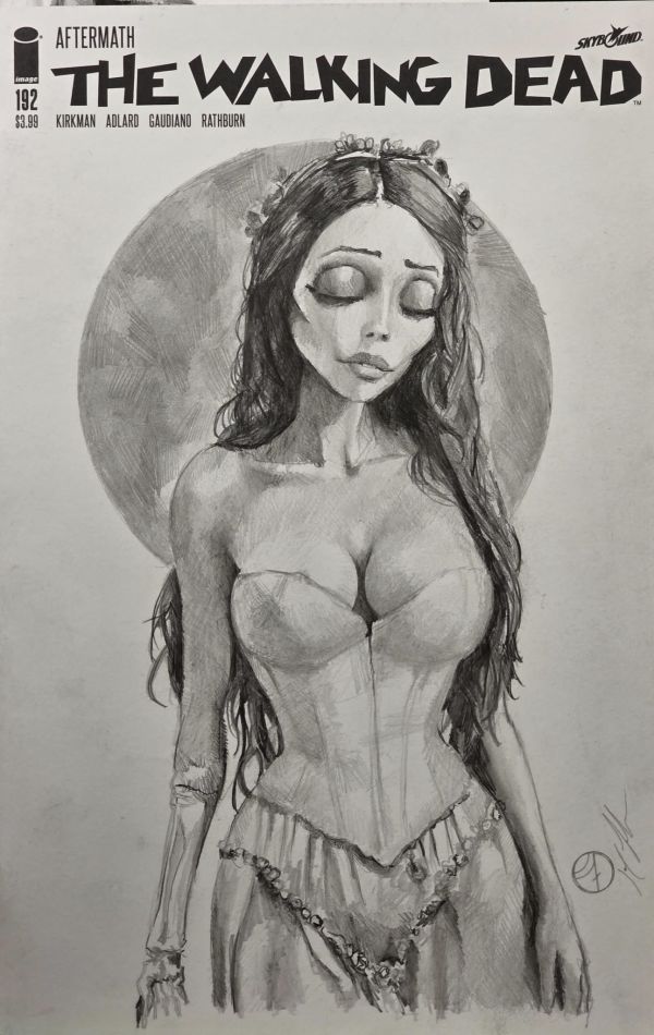 Image for Corpse Bride Sketch Cover for The Walking Dead #192