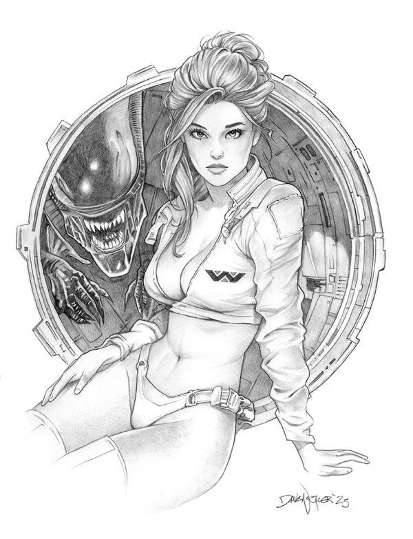 Image for "Out of Containment". original pencil sketch from Dave Nestler